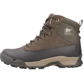 Sorel Men's Buxton Lite Lace Plus Waterproof Snow Boot, Major/Jet, 10