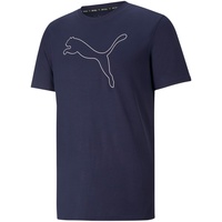 Puma Performance Cat T-Shirt blau