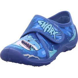 Fischer Markenschuh Hausschuhe Blau 32