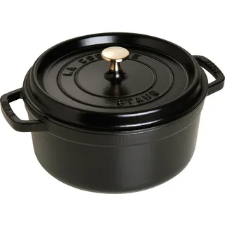 14 cm rund schwarz