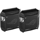 Asus ROG Rapture GT6 AX10000, schwarz, Router und Repeater Set, 2er-Bundle (90IG07F0-MU9A20)