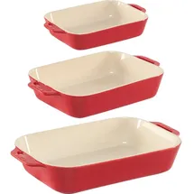 Staub Ofenformenset 3-tlg. rechteckig 0 x 0 cm Rot