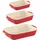 Staub Ofenformenset 3-tlg. rechteckig 0 x 0 cm Rot