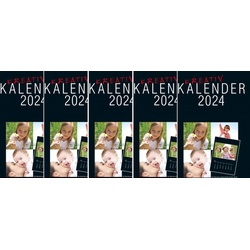 Kalender 2024 für 20x30 Fotos 5er Pack