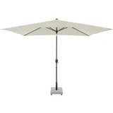 Doppler Mittelmastschirm myZone Auto Tilt ca. 300 cm x 200 cm Natur 6-teilig