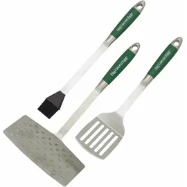 Big Green Egg Grillbesteck Set Premium 3 tlg. Edelstahl Grün