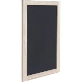 Mendler 2er-Set Wandtafel HWC-C18, Kreidetafel Schreibtafel Schiefertafel Dekotafel Notiztafel ~ 60x40cm