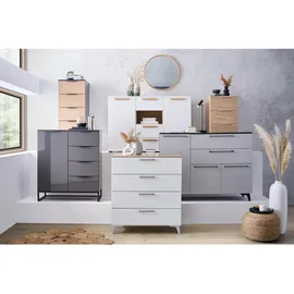 hom'in Schublade Unit in Weiß