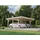 Doppel-Carport 600 x 512 cm Transparent tauchgrundiert