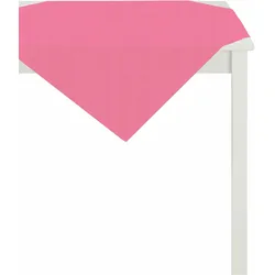 Mitteldecke APELT "3944 UNI BASIC", rosa, B:88cm L:88cm, Baumwolle, Tischdecken