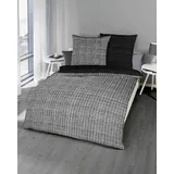 KAEPPEL Eternity Combo Mako-Satin schwarz 155 x 220 cm + 80 x 80 cm