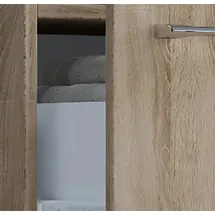 VCM Holz Badmöbel Badschrank Badinos S - Braun