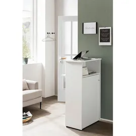 MÖBELPARTNER Empfangstheke gerade, weiß 65,8 x 44,0 x 110,5 cm