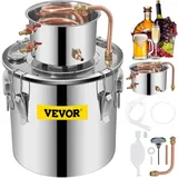 Vevor Der 20,82 L Destillatwasserkessel der Moonlight-Wasserkessel das destillierte Wasser der Wasserdestillierer die 5,5 GAL-Weindestillation Stahl