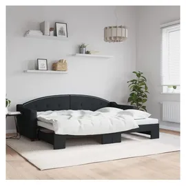 vidaXL Tagesbett 80 x 200 cm Schwarz
