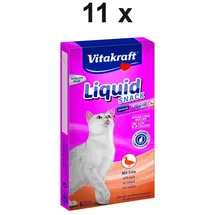 Vitakraft Katzensnack Cat Liquid Snack Ente - 11 x 90g
