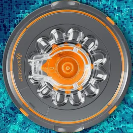 Kesser Poolroboter Aqua-9000 Anthrazit/Orange inkl. Transporttasche
