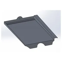 Schletter Solar Blechersatzziegel AluTile f. Erlus Falzziegel