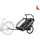 hauck Bike N Walk Duo Fahrradanhänger grau