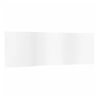 VidaXL Paravent Weiß 165x600 cm Bambus