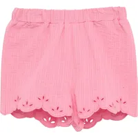 S.Oliver - Strukturierte Webhose mit Lochmuster, Kinder, Rosa, 110
