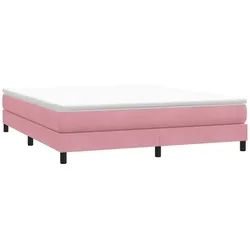 Boxspringbett ohne Matratze Rosa 180x210 cm Samt