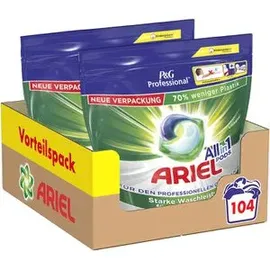 Procter & Gamble Ariel Waschmittel Professional All-in-1, Pods, 1,419 kg, Waschladungen 104