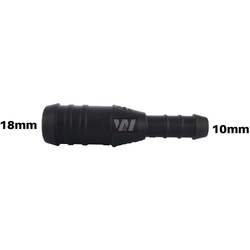 WamSter® I Schlauchverbinder Pipe Connector reduziert 18mm 10mm Durchmesser