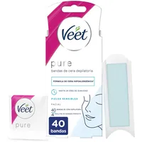 Veet Easy Gelwax Facial Bands Depilatory Wax X40
