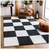 Hochflor-Teppich »Milano 1250«, rechteckig, Hochflor, Wohnzimmer, Schlafzimmer, fussbodenheizungsgeeignet, schwarz