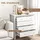Homcom Beistellschrank 79 x 80,5 x 39,5 cm Weiß
