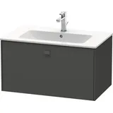 Duravit Waschtischunterschrank wandhängend „Brioso“ 82 × 44,2 × 47,9 cm, in Graphit Matt