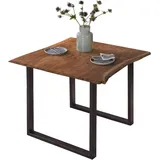 möbelliebling Billy 80 x 77 x 80 cm nussbaumfarben/schwarz