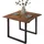 möbelliebling Billy 80 x 77 x 80 cm nussbaumfarben/schwarz