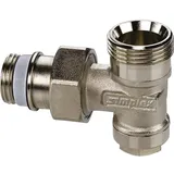 Simplex Rücklaufverschraubung Typ AG/N Eck 1/2 x 3/4
