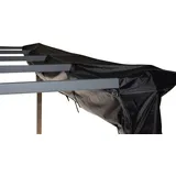 Jet-Line Abdeckplane Pavillon Luxor 4 x 3 m Schwarz