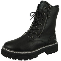 Mustang Damen Stiefel Schnürboots, Nieten und Ziernähten Gr. 39