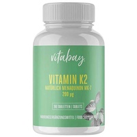 Vitamin K2 200 μg MK-7 vegan hochdosiert Tabletten