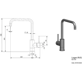 Reginox Logan RVS edelstahl R31797