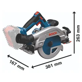 Bosch GKS 18V-57-2 GX Professional Akku Kreissäge 18 V 165 mm Brushless + 1x ProCORE Akku 4,0 Ah + Ladegerät + L-Boxx