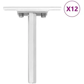 vidaXL Regalträger Schwebend 12 Stk. Unsichtbar Ø12x100 mm