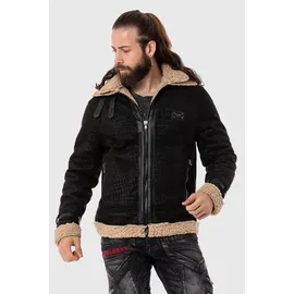 Cipo & Baxx Parka schwarz M