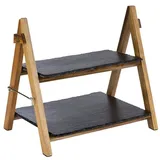APS Etagere braun, schwarz 34,0 cm