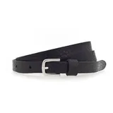 Vanzetti Damengürtel Leder 15 mm Schwarz 85