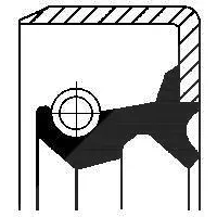 CORTECO Wellendichtring, Radnabe 01002880B]