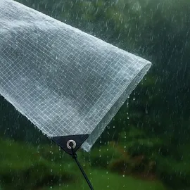 Bradas Abdeckplane 6 x 8 m Transparent