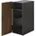 Yamazaki Beistellschrank Metall 24 x 60 x 36 cm schwarz 2 Fächer