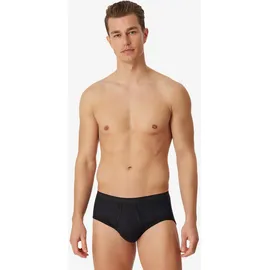 SCHIESSER Slip unifarben schwarz 4XL 6er Pack