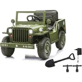 Jamara Ride-on Jeep Willys MB Army grün