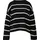s.Oliver Gestreifter Pullover im Relaxed Fit Schwarz / Weiß 4XL